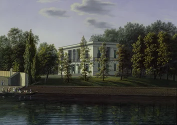 Der neue Pavillon in den Gärten des Schlosses Charlottenburg, ca. 1824-25